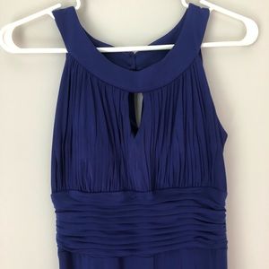 Maxi royal blue dress
